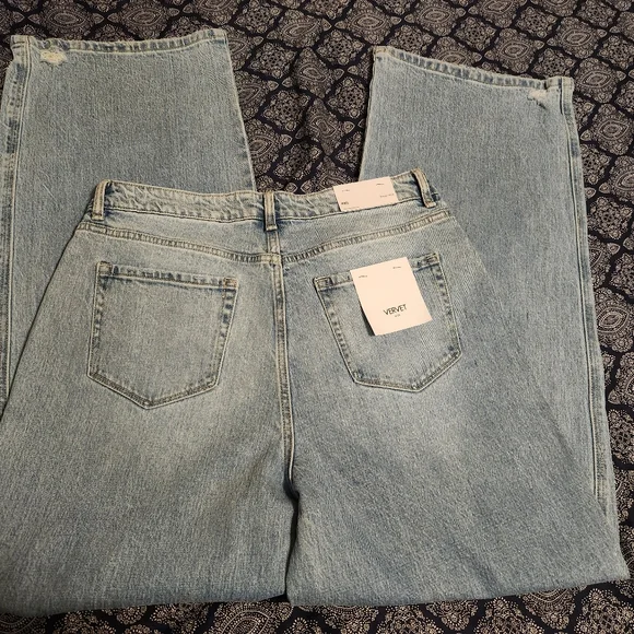 NEW Vervet Blue KRIS Baggy-Wide Jeans - Picture 7 of 8
